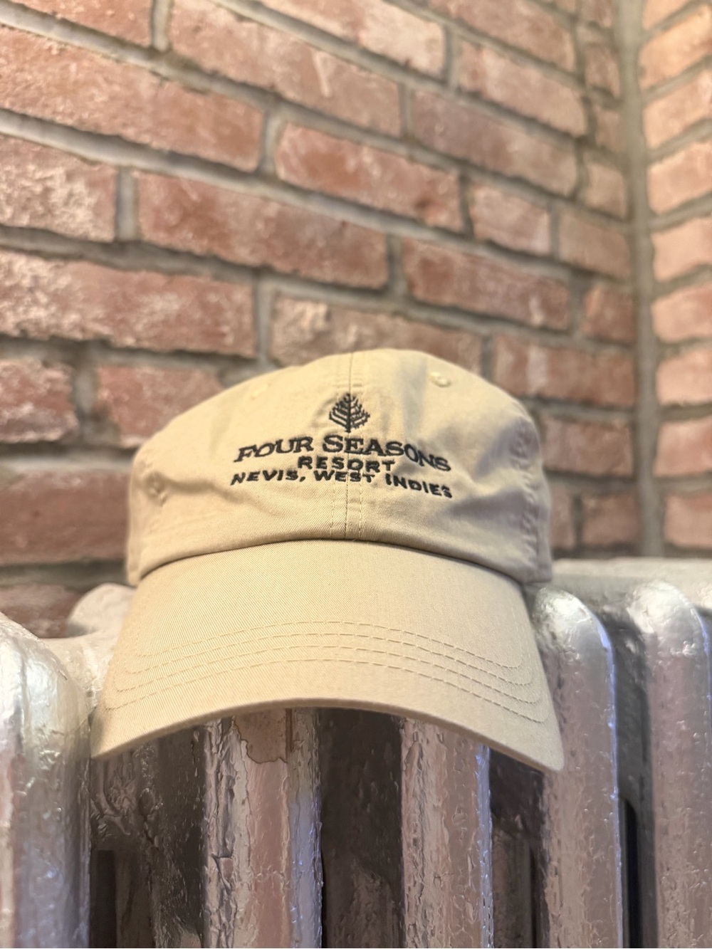 Four Seasons Nevis, West Indies Dad hat - unworn